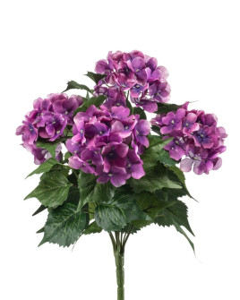 Искусственное растение Hydrangea Bush Fuchsia / Гортензия H38cm