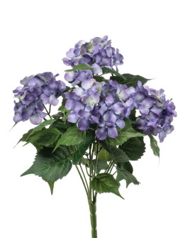 Искусственное растение Hydrangea Bush Violet / Гортензия H38cm