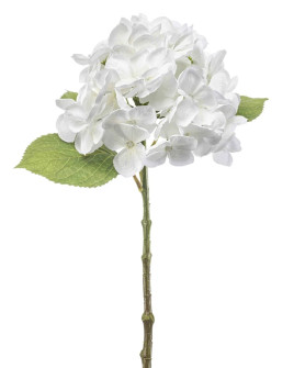 Artificial Plant Hydrangea White H47cm