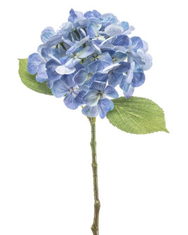 Artificial Plant Hydrangea Blue H47cm