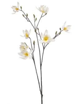 Искусственное растение Magnolia White / Магнолия ветка H103cm