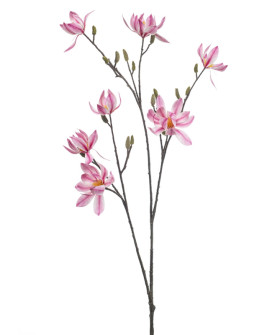 Искусственное растение Magnolia Pink / Магнолия ветка H103cm