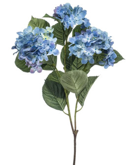 Artificial Plant Hydrangea Blue H100cm