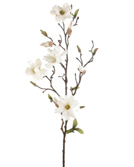 Искусственное растение Magnolia Wild Cream / Магнолия ветка H75cm