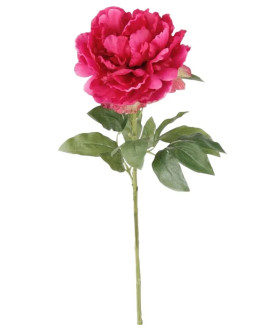 Artificial flower Peony spray beauty H65cm