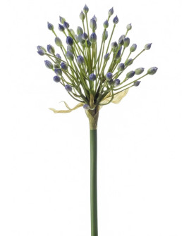Искусственный цветок Allium buds spray Blue / Аллиум с бутонами H70cm