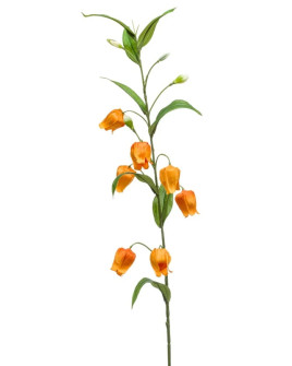 Искусственное растение Sandersonia spray Orange / Сандерсония оранжевая ветка H95cm