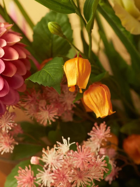 Искусственное растение Sandersonia spray Orange / Сандерсония оранжевая ветка H95cm NKoop EEG