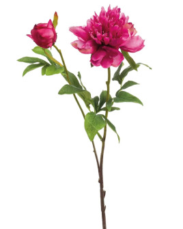 Искусственный цветок Peony Sarah spray Beauty / Пион Сара H73cm