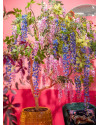 Artificial Plant Wisteria Branch Blue H145cm NKoop EEG