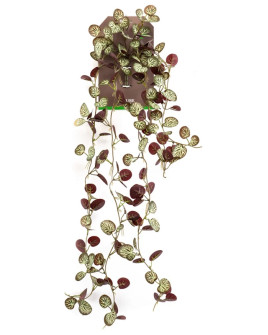 Искусственное растение Saxifraga Hanging Green-Burgundy / Камнеломка лиана H85cm