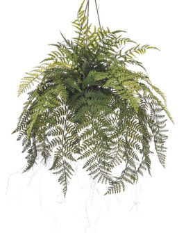 Искусственное растение Fern Rumohra hanging / Папоротник Румора H80cm