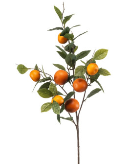 Искусственное растение Orange fruit spray / Ветка с апельсинами H95cm
