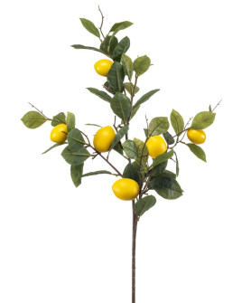 Искусственное растение Lemon fruit spray / Лимонная ветка H95cm