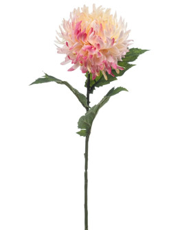 Artificial Flower Chrysanthemum Mum spider Pink H57cm