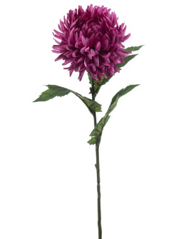 Artificial Flower Chrysanthemum Mum spider Purple H57cm