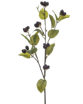 Искусственное растение Blackberry spray Burgundy / Ветка Ежевики H90cm