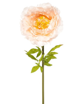 Artificial flower Peony Giant spray Peach H115cm