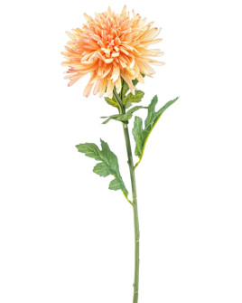 Artificial Flower Chrysanthemum Mum spray Peach H70cm