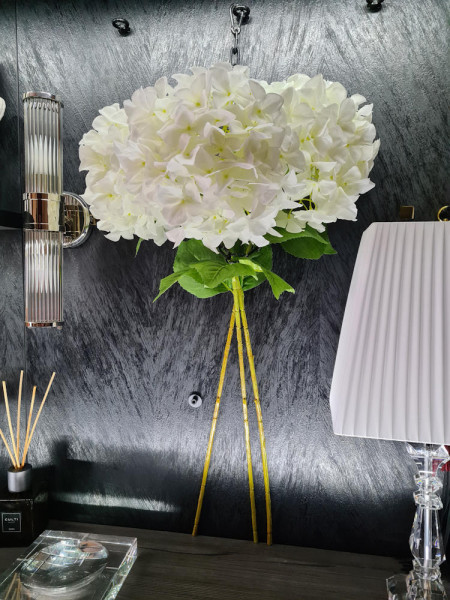 Artificial Plant Hydrangea XL White H90cm NKoop EEG