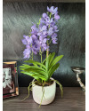 Artificial Plant Orchid Vanda Violet H60cm NKoop EEG