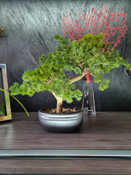 Искусственная Сосна Бонсай мини H26cm NKoop FW