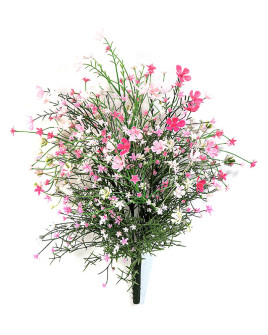 Искусственное растение Гипсофила розовая куст H45cm