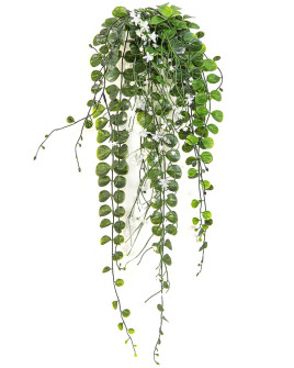 Искусственное растение Дихондра ампельная кремовая куст H58cm
