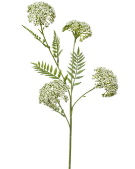 Искусственное растение Achillea spray cream / Тысячелистник ветка кремовая H60cm
