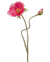 Artificial flower Poppy spray Pink H74cm NKoop EEG