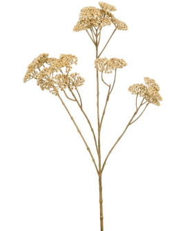 Искусственное растение Achillea spray cream / Тысячелистник ветка кремовая H72cm