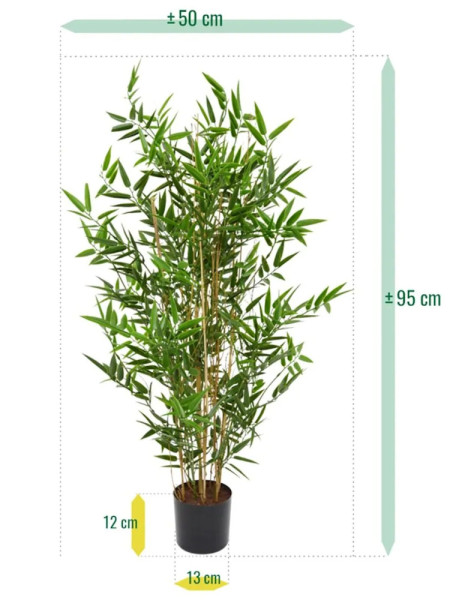 Artificial Japanese Bamboo Plant H90cm NKoop DP