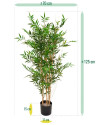 Artificial Japanese Bamboo Plant H120cm NKoop DP