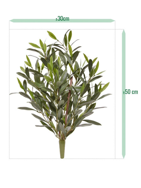 Штучний оливковий кущ H50cm NKoop DP