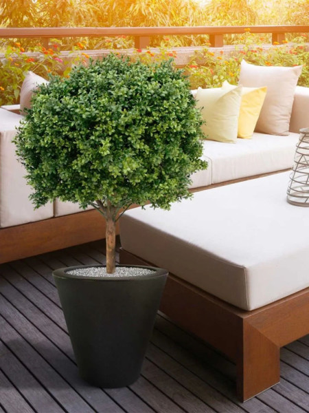 Штучний Самшит Deluxe кулеподібний H95cm NKoop DP