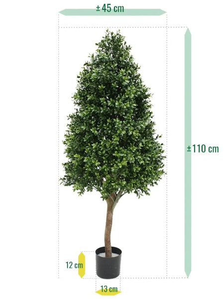 Artificial Boxwood Tower Tree Pyramid H110cm NKoop DP