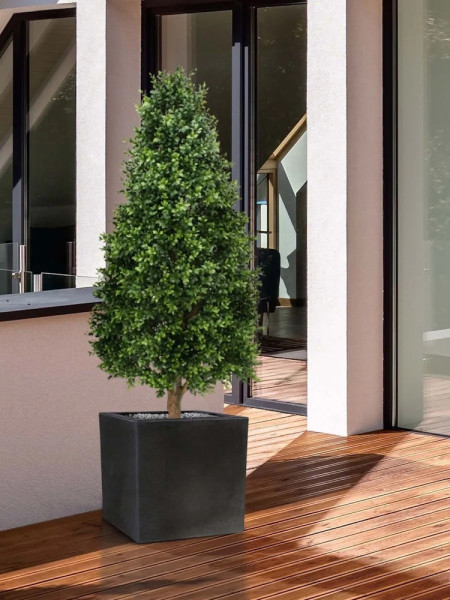 Artificial Boxwood Tower Tree Pyramid H140cm NKoop DP