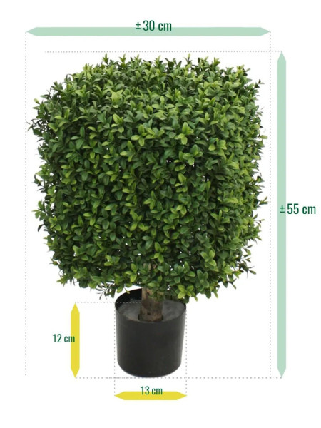 Штучний Самшит кубічний 30х30cm NKoop DP