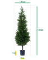 Штучний Кипарис Deluxe H120cm NKoop DP