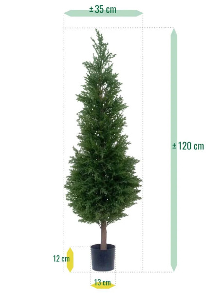 Штучний Кипарис Deluxe H120cm NKoop DP