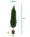 Штучний Кипарис Deluxe H160cm NKoop DP