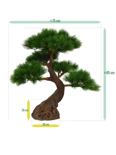 Штучна Сосна Бонсай Deluxe H85cm NKoop DP