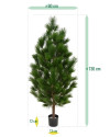 Штучна Сосна Deluxe XL H130cm NKoop DP