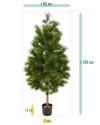 Штучна Сосна Deluxe XL H160cm NKoop DP