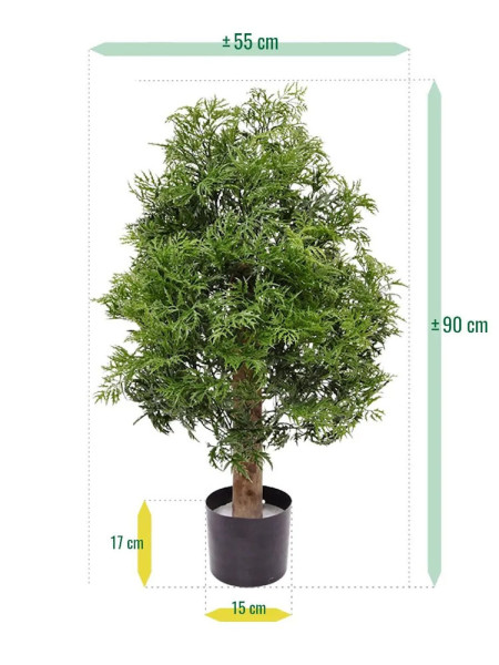 Штучне дерво Аралія Мінг H90cm NKoop DP