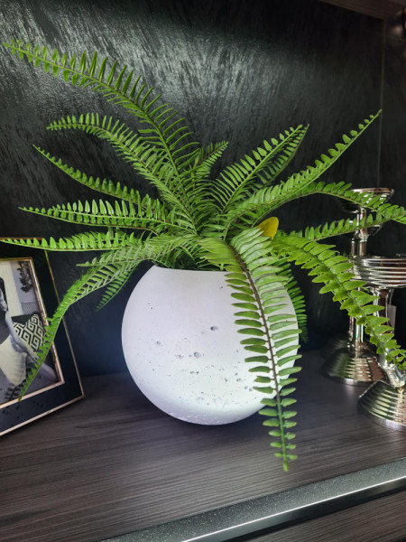 Вазон SFERA S White Ø22cm K&K