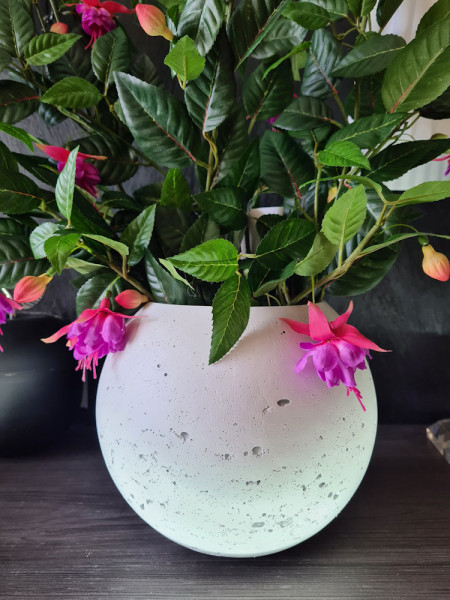Вазон SFERA S White Ø22cm K&K