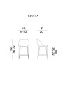Stool Velis (арт.942-AS) Potocco