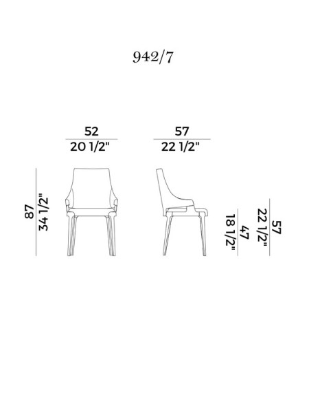 Стілець Velis High (арт.942-7) Potocco