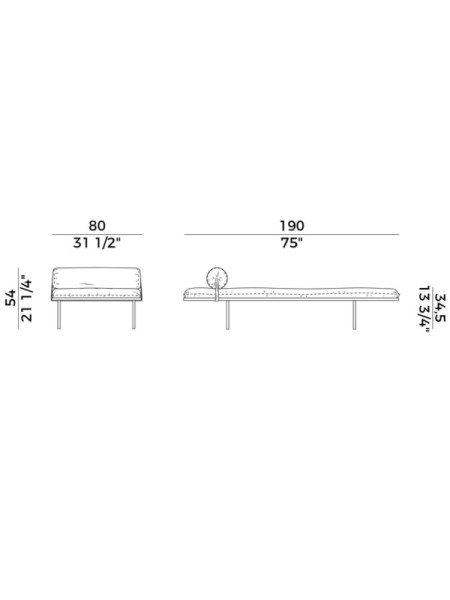 Sofa Loom (арт.800-DB) Potocco